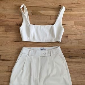 Princess Polly Huxley set - white